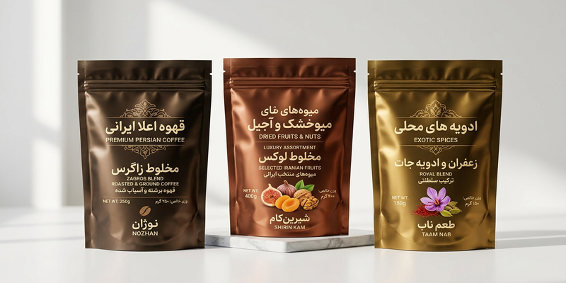 پاکت بسته بندی آلومنیومی