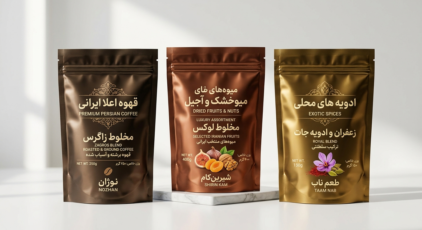 پاکت بسته بندی آلومنیومی